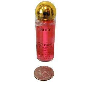 Truly Beauty Soft Serve Luxury Lip Oil Peptides & Ceramides Pink 0.42oz 12ml
